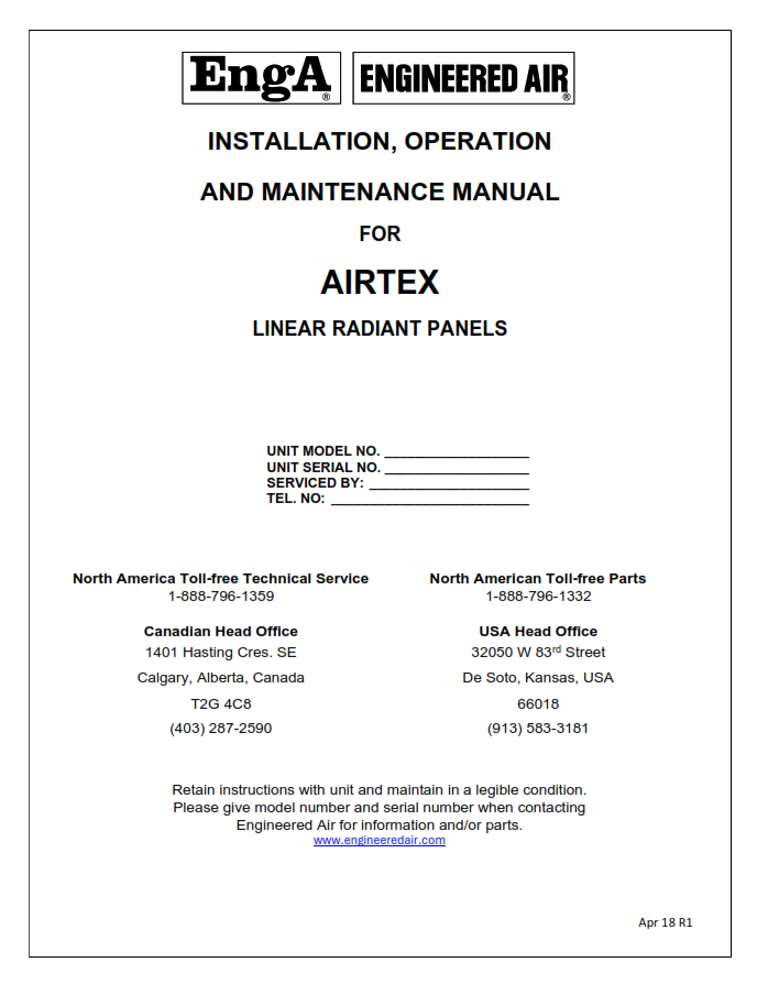AIRTEX Linear Radiation