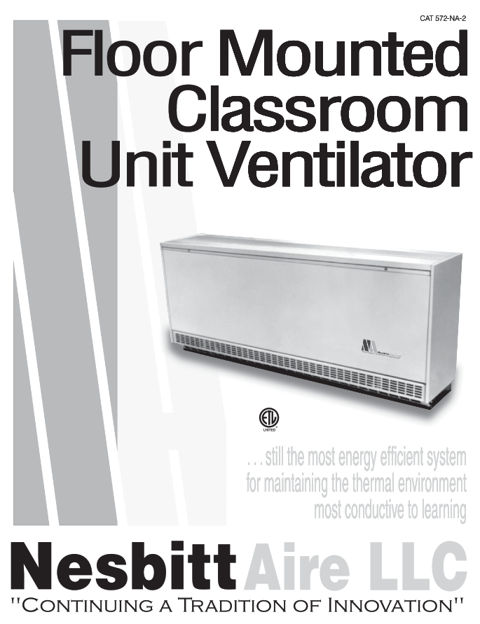 NesbittAire Floor Mounted Unit Ventilator